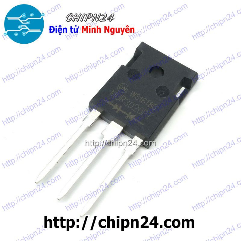 [2 CON] Diode MUR3020 MUR3020PT TO-247 30A 200V [Diode Schottky]