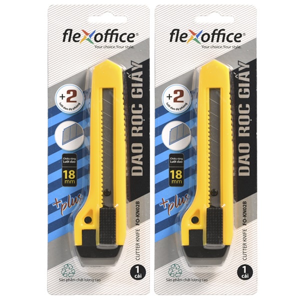 Dao rọc giấy Flexoffice FO-KN02B