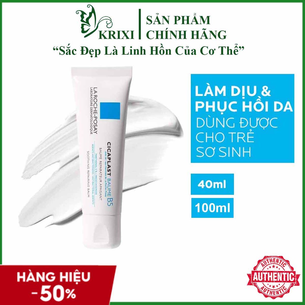 kem dưỡng ẩm la roche posay b5 hỗ trợ phục hồi và làm dịu da 40ml