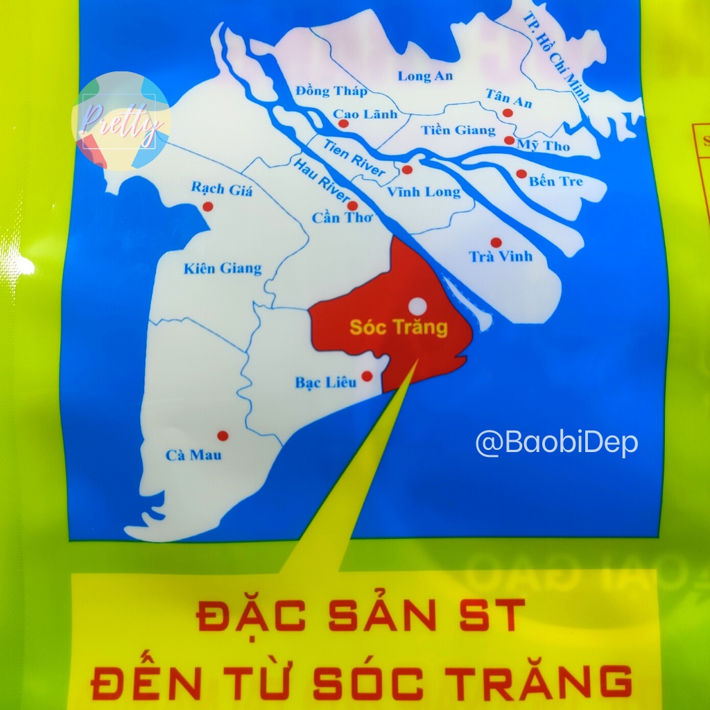 Túi Đựng Gạo ST25 PA size 5kg dày, đẹp, chắc chắn, có thể hút chân không - Bao Bì Đẹp