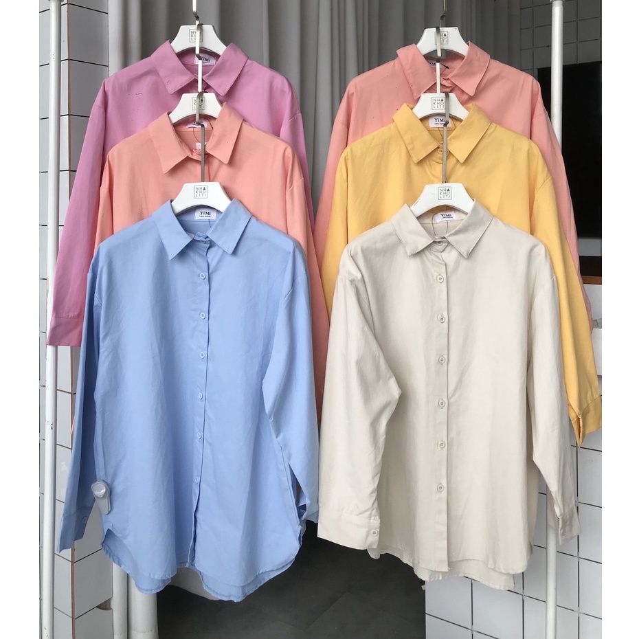 Áo sơ mi cotton basic cao cấp - AV838
