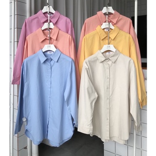 Áo sơ mi cotton basic cao cấp - av838