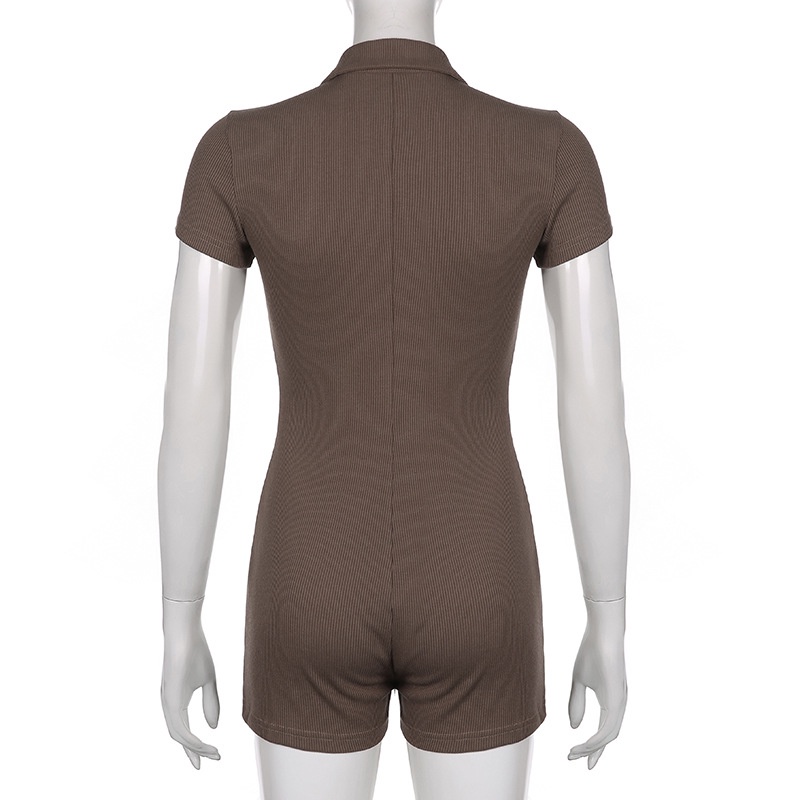 Áo Sơ Mi Tay Ngắn Dáng Ôm Cài Nút Thời Trang Cho Nữ