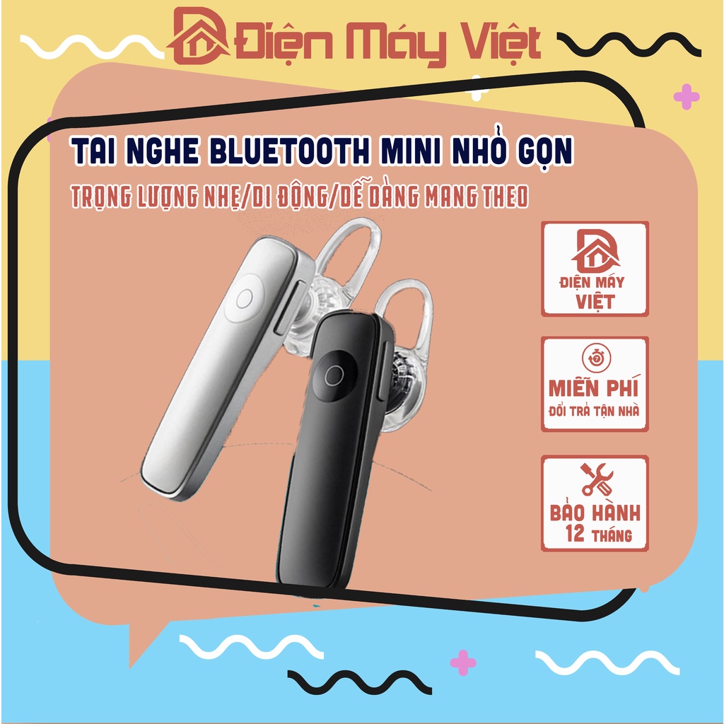 [Hàng Loại 1] Tai Nghe Bluetooth Mini Siêu Nhỏ Gọn- Bảo Hành 12 Tháng