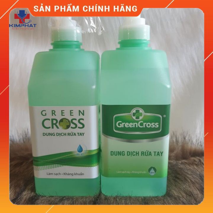 Dung Dịch Rửa Tay Diệt Khuẩn Green Cross 500ml