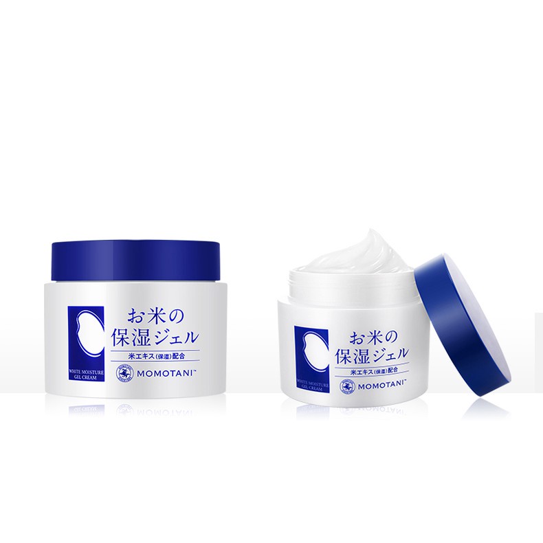 Kem Dưỡng Ẩm Dưỡng Trắng chiết xuất gạo hữu cơ Nhật Bản Momotani White Moisture Gel Cream