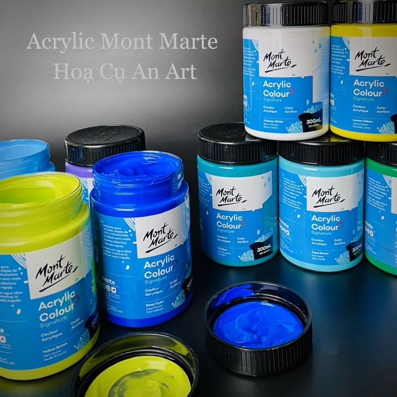 Màu Acrylic Mont Marte 300ml - Bảng Màu 1