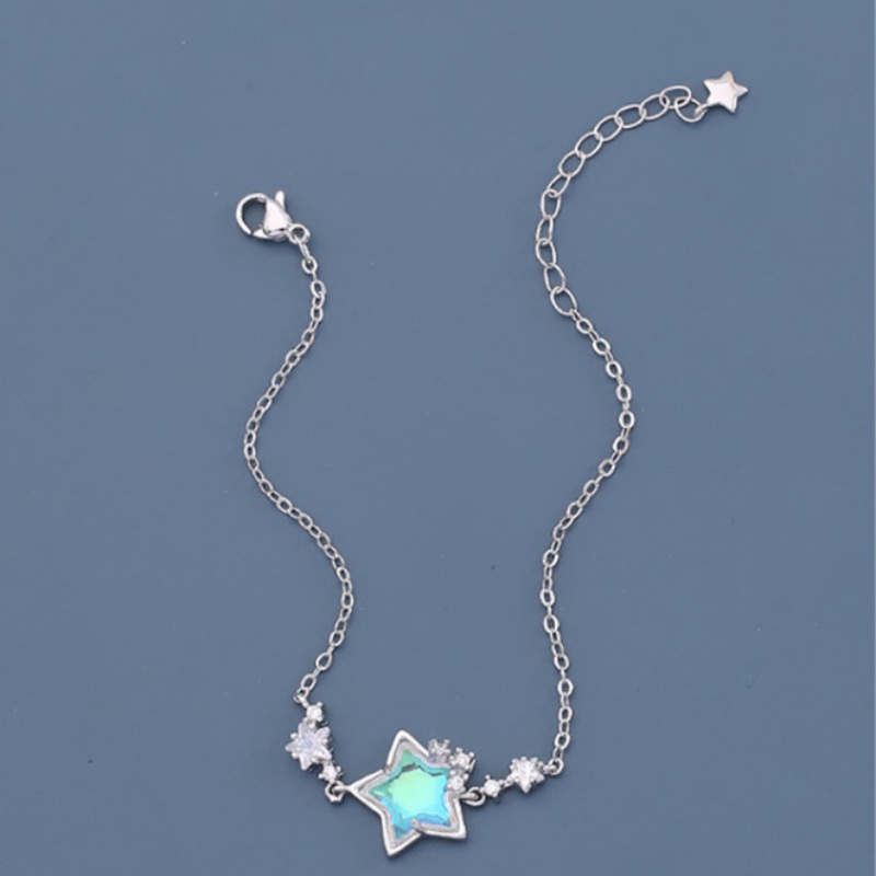 Aurora Korea Fashion Moon Stone Star Ladies Bracelet