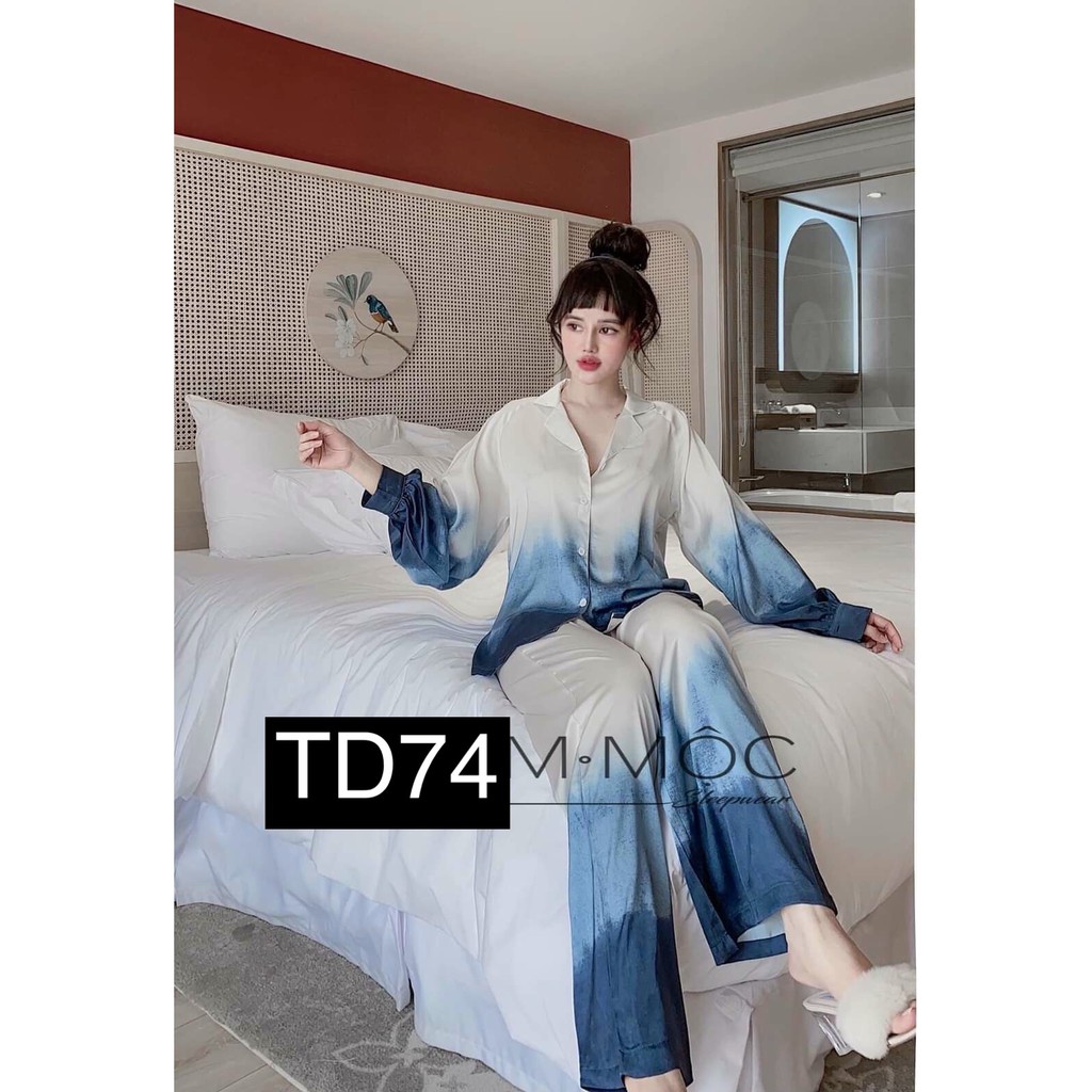 Set Đồ Bộ Nữ Pijama Tiểu Thư Tay Lửng Phối Kiểu Cực Xinh Xắn Đáng Yêu | BigBuy360 - bigbuy360.vn