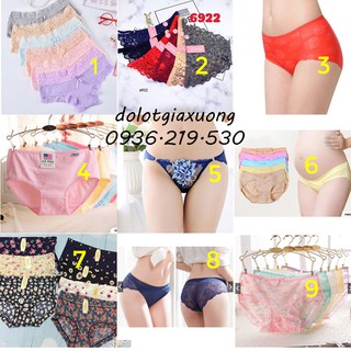 Xả kho nhiều mẫu quần lót