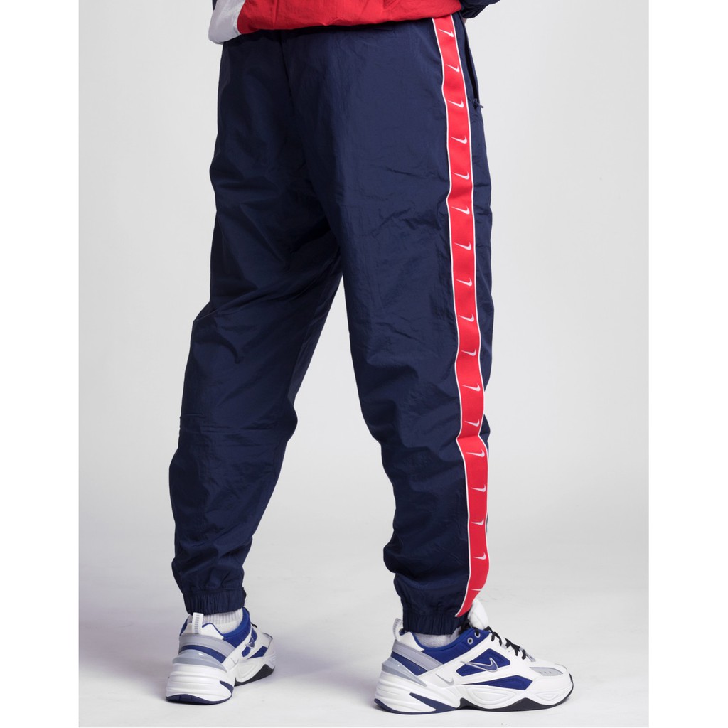 QUẦN DÀI NIKE SWOOSH TAPED SWOOSH POPOVER PANTS - XANH NAVY