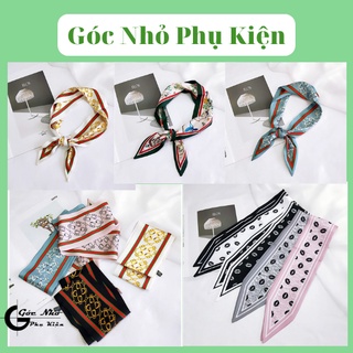 Khăn quàng cổ lụa dài, khăn turban lụa dài  cao cấp D86F