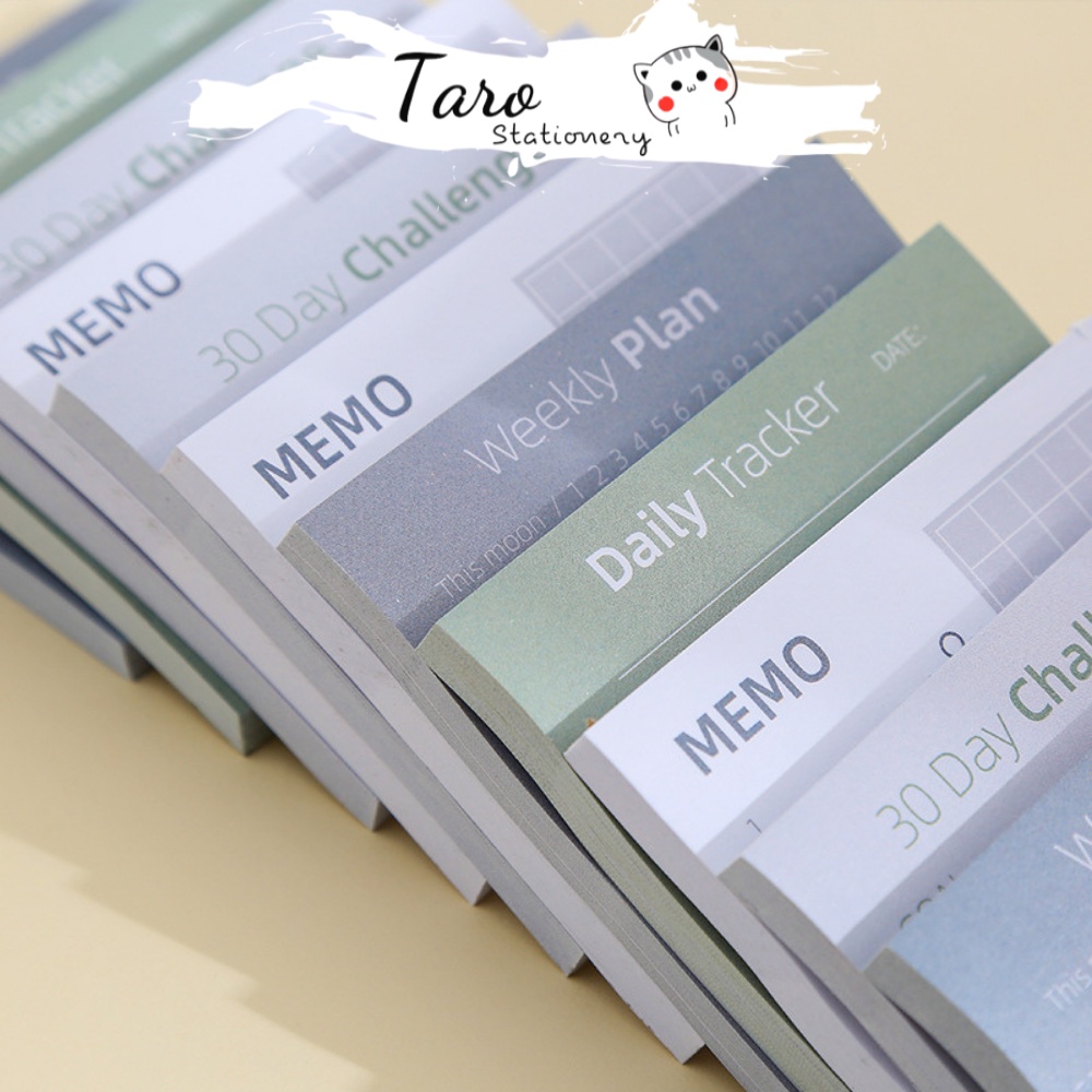 GIấy ghi chú lên kế hoạch Daily Planner Lên Kế Hoạch Hàng Tuần / Tháng N16 Taro Stationery