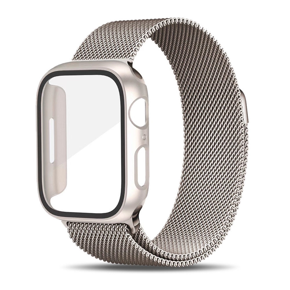 Ốp Dây Đeo Đồng Hồ Bằng Thép Không Gỉ Cho Apple Watch 49mm 41mm 45mm 40mm 44mm 38mm 42mm iWatch 8 ultra 5 4 3 SE 6 7
