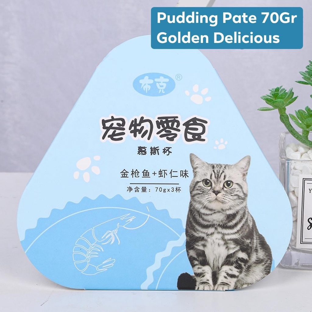 Pudding Pate 70Gr - Thức Ăn Vặt Cho Mèo 4 Vị - Ăn Vặt Nhưng No Đến Tối Lại Đầy Đủ Chất Dinh Dưỡng Từ Nguyên Liệu Thịt