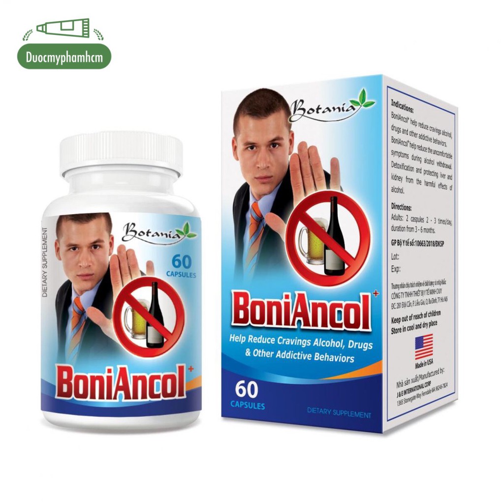 Viên Uống BoniAncol - Giải Pháp Cho Người Cai Rượu Bia