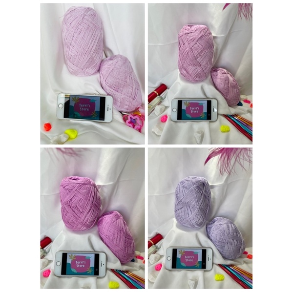 Sợi Cotton Thái - Sợi se/xe 2 chiều  - Sợi mền bóng nhẹ và mát dùng móc áo váy bikini áo dài mùa hè