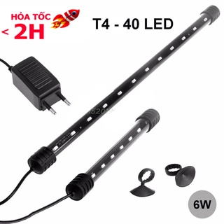 Đèn led bể cá Caibao T4-40LED siêu sáng dùng cho bể 40 - 50cm