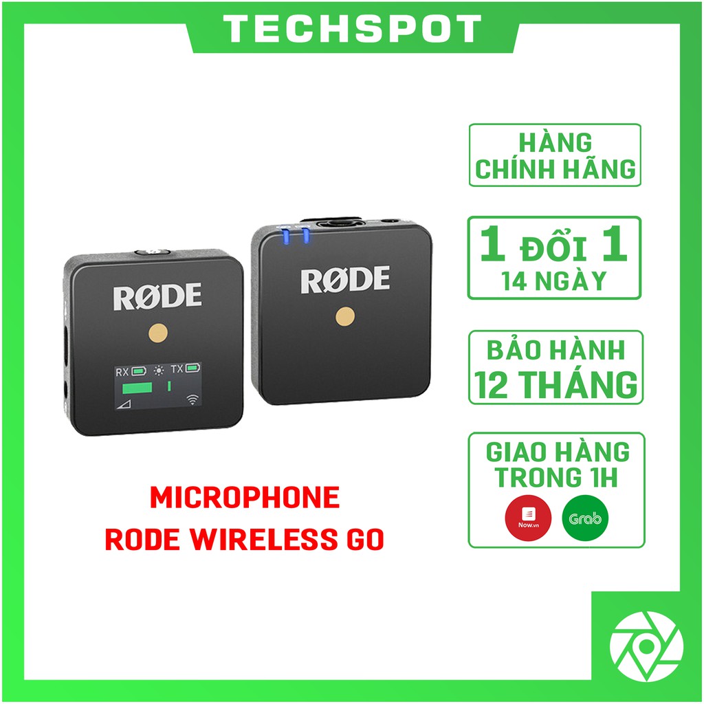 Microphone Rode Wireless Go CHÍNH HÃNG BẢO HÀNH 1 NĂM Full VAT