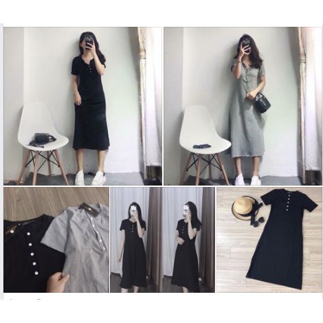 VÁY SUÔNG MAXI CÚC NGỰC BASIC