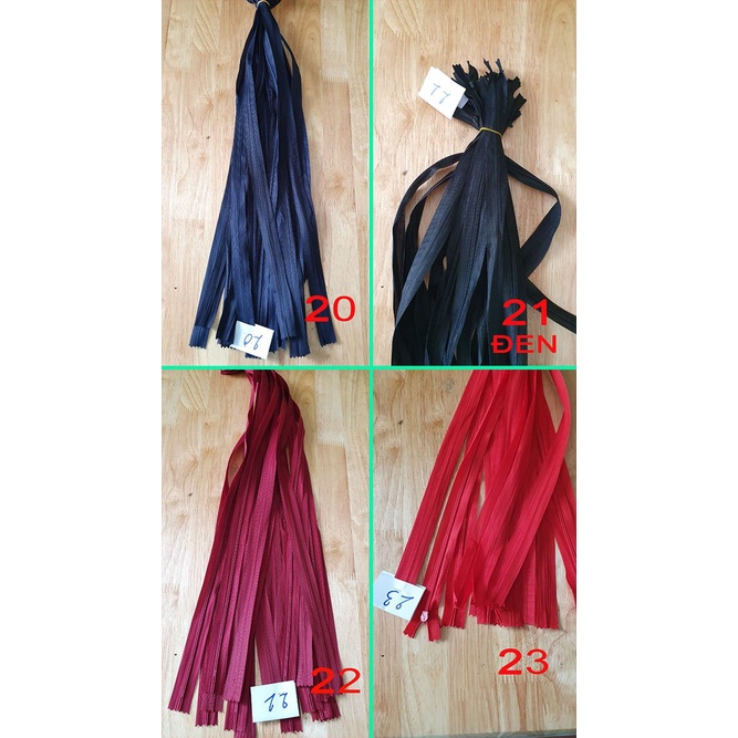 Dây kéo giọt nước dài 25/40/50/60cm