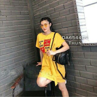 Đầm suông cột eo cực xinh