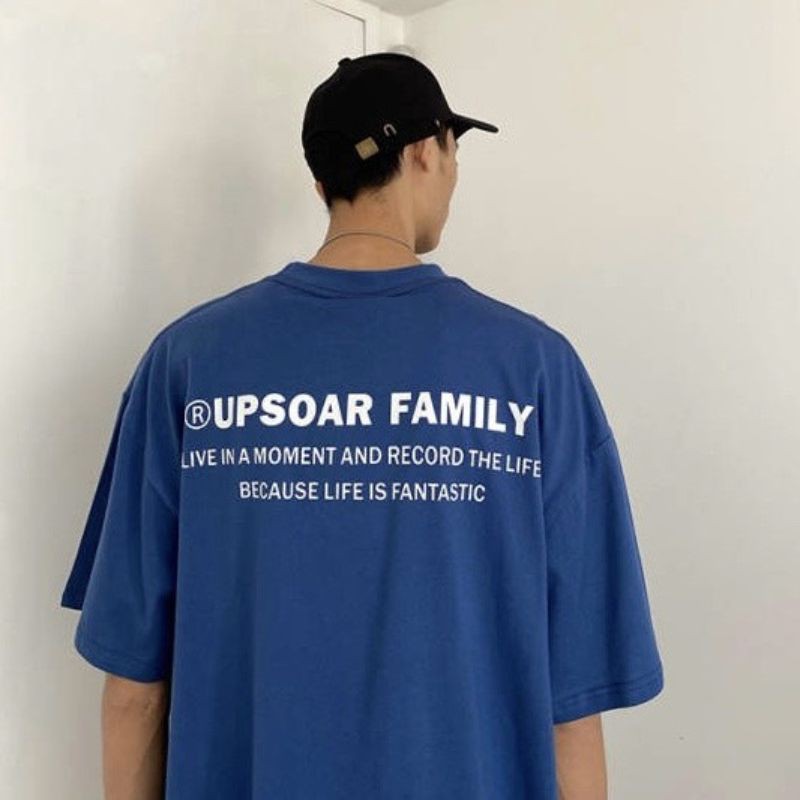 Áo Thun tay lỡ Unisex Upsour Family