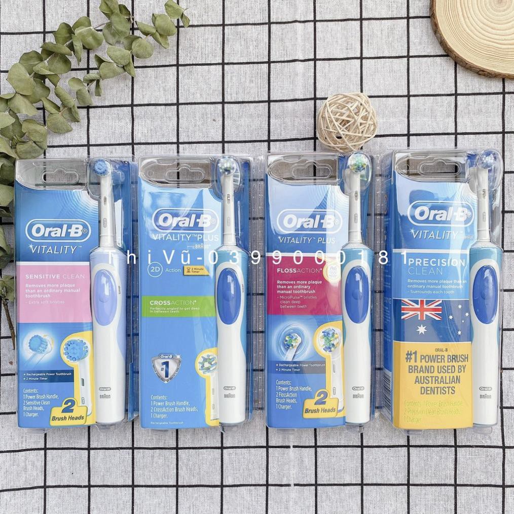 Bàn chải điện Oral-B Úc bàn chải đánh răng điện hàng Úc Oral-B dùng được cho bé - Tuzz Shop