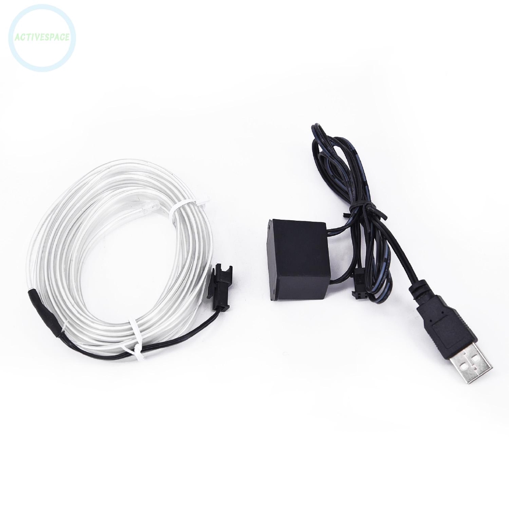 Dây đèn LED trang trí nội thất xe hơi USB 3m