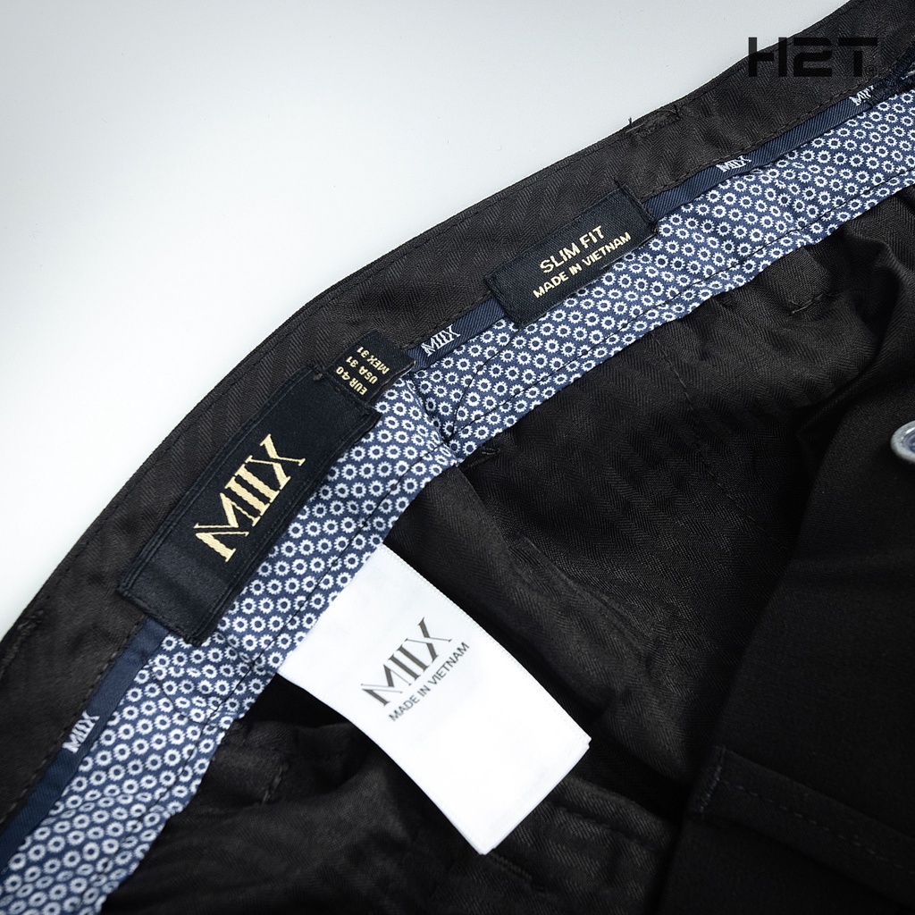 Quần Âu Nam H2T Form dáng Slim Fit, Suông Dài Tôn Dáng, 3 Màu Dễ Dàng Phối Mix Với Nhiều Loại Trang Phục 1116