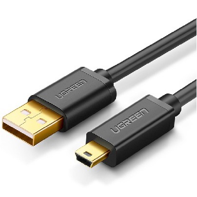 Dây USB 2.0 sang Mini USB mạ vàng 2M UGREEN US132 30472 - Hàng chính hãng