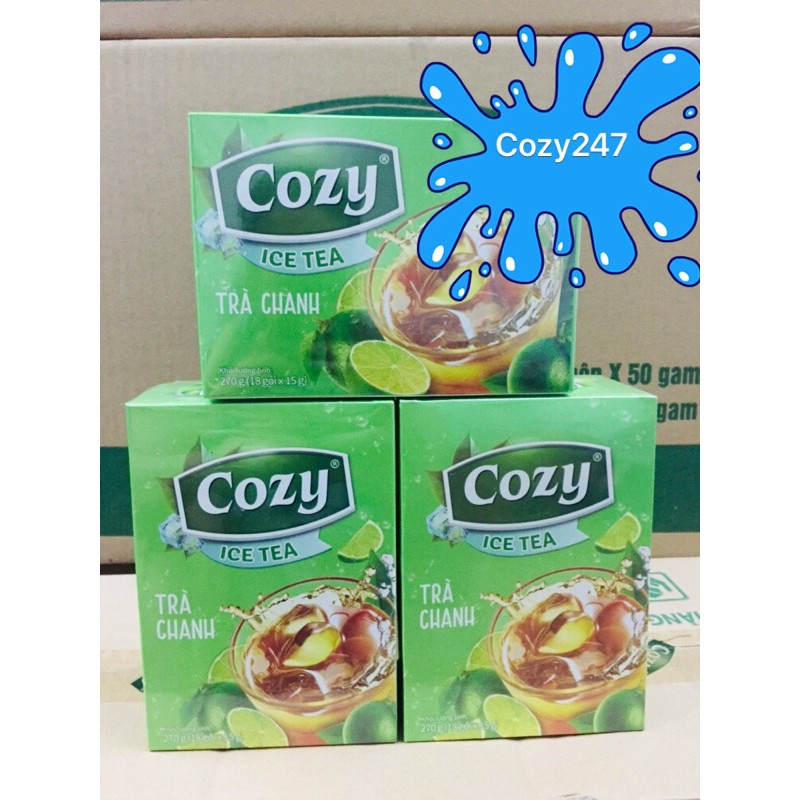 Trà COZY TAN đủ vị Đào, Dâu, Vải :