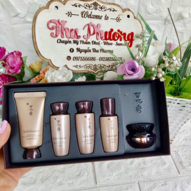 Set kem thông đỏ trẻ hoá da sulwhasoo mini