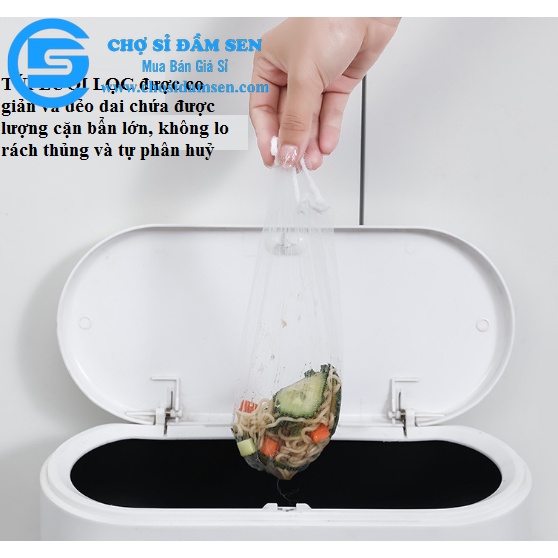 Khung giữ lưới kèm 50 lưới lọc rác loại lớn, lọc thức ăn thừa gắn bồn rửa chén,Giá treo túi chặn rác KhungLRLL50