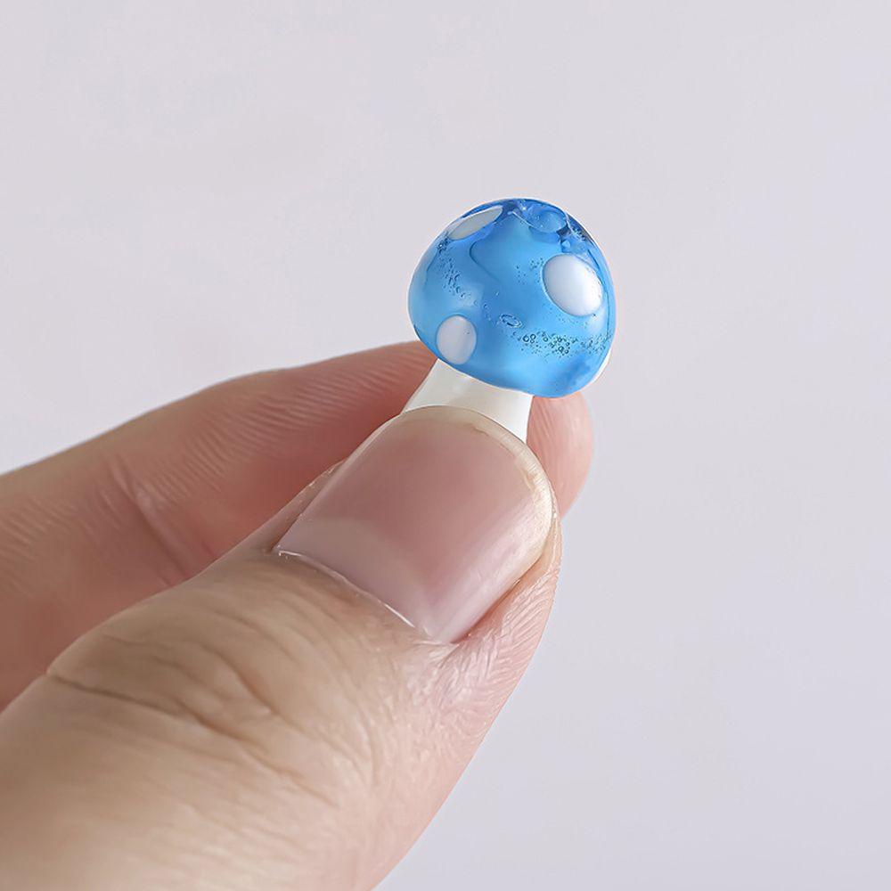 Túi 10 Hạt Nấm Lấp Lánh Dùng Làm Trang Sức Thủ Công