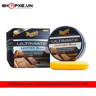 Sáp vệ sinh và dưỡng ghế da nội thất ô tô, xe hơi - Meguiar's Ultimate Leather Balm - G18905, 180g