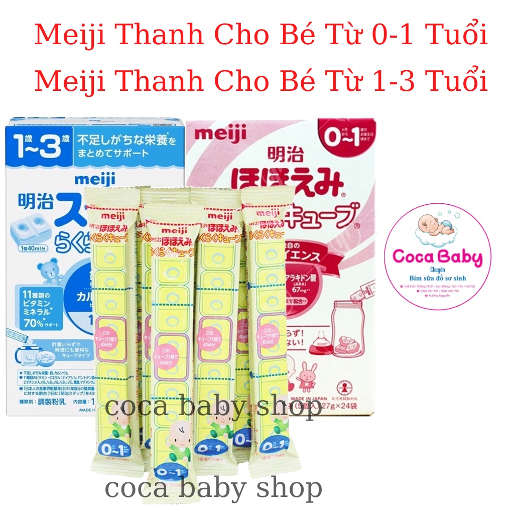 Sữa Meiji Thanh Tách Lẻ Nhật Bản Các Loại Cho Bé 1-3 tuổi⚡️𝐌𝐈𝐄̂̃𝐍 𝐏𝐇𝐈́ 𝐒𝐇𝐈𝐏⚡️