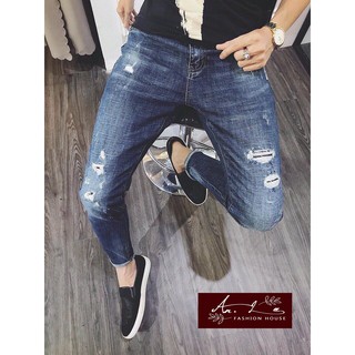 QUẦN JEANS NAM RÁCH XƯỚC PHONG CÁCH [An.Lee SHOP]