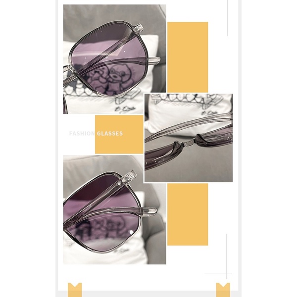 Kính Mát TR90 Gọng Lớn Thay Đổi Màu Chống Tia UV Mới Cho Nam Và Nữ