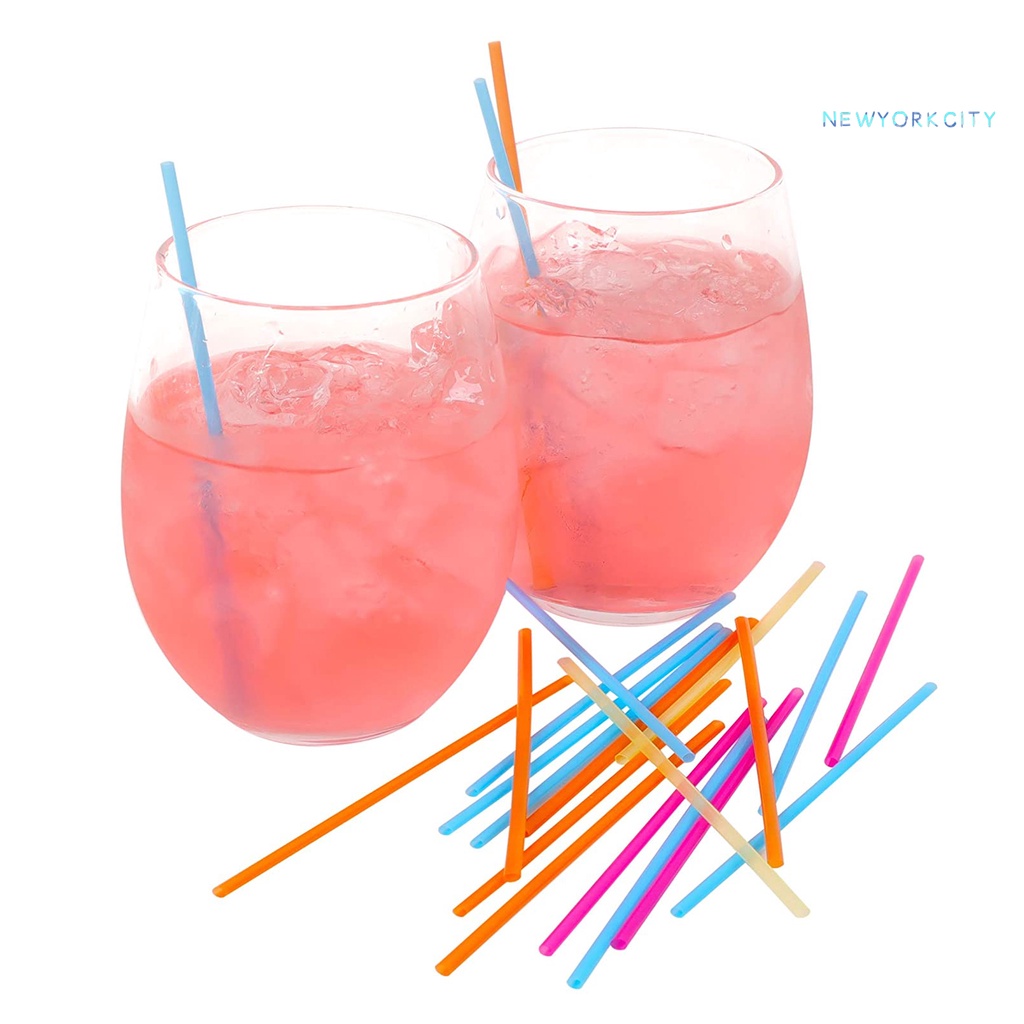 Set 100 Ống Hút Nhựa Đa Năng Dùng Một Lần DIY