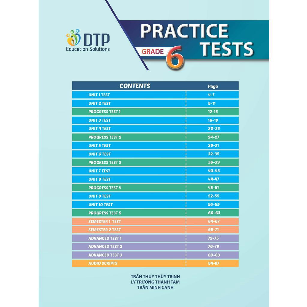 Sách - DTPbooks - Practice Test Grade 6