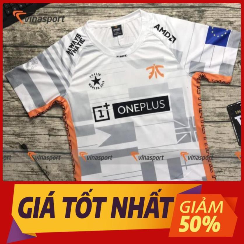 Áo thun game thủ thi đấu Esports nam tay ngắn - Mẫu Fnatic World 2019 đẹp  ྇  ྇ ་