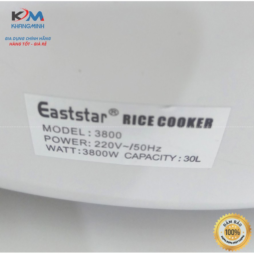 Nồi cơm công nghiệp Eaststar 30 lít (10 lít cơm) Bảo hành 12 Tháng