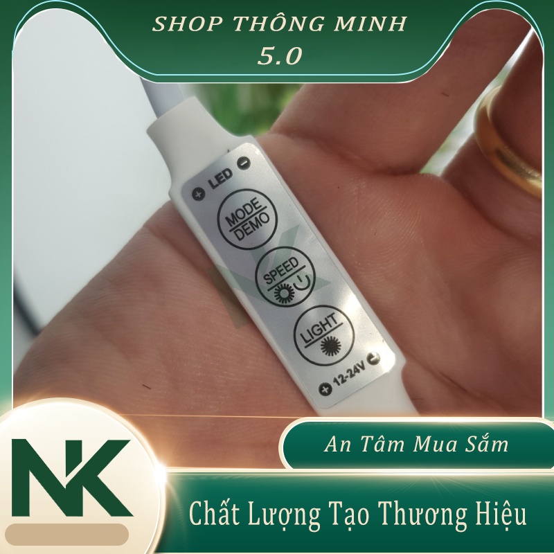 Mạch chỉnh sáng tối đèn có chế độ nháy Dimmer 12V 24V 2A tiện dụng cổng 5.5x2.1MM