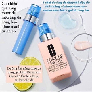 Kem Dưỡng Clinique ID Moisturizing Tone Up lõi serum xanh dương,, dưỡng ẩm, se lỗ chân lông, Mỹ