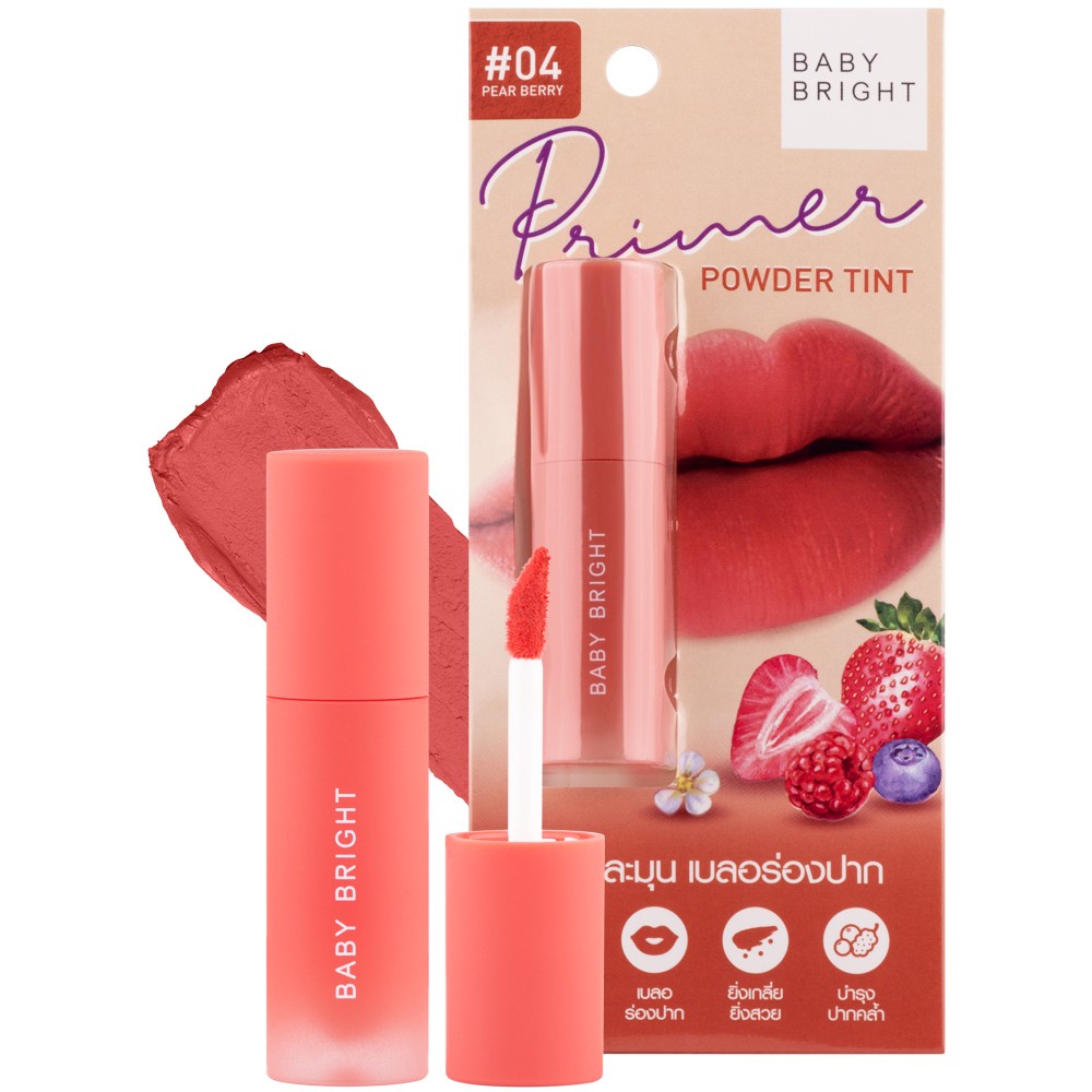 Son kem tint lì Baby Bright sắc tố cao lâu trôi Baby Bright Primer Powder Tint 2.4g - anhduong.official.vn