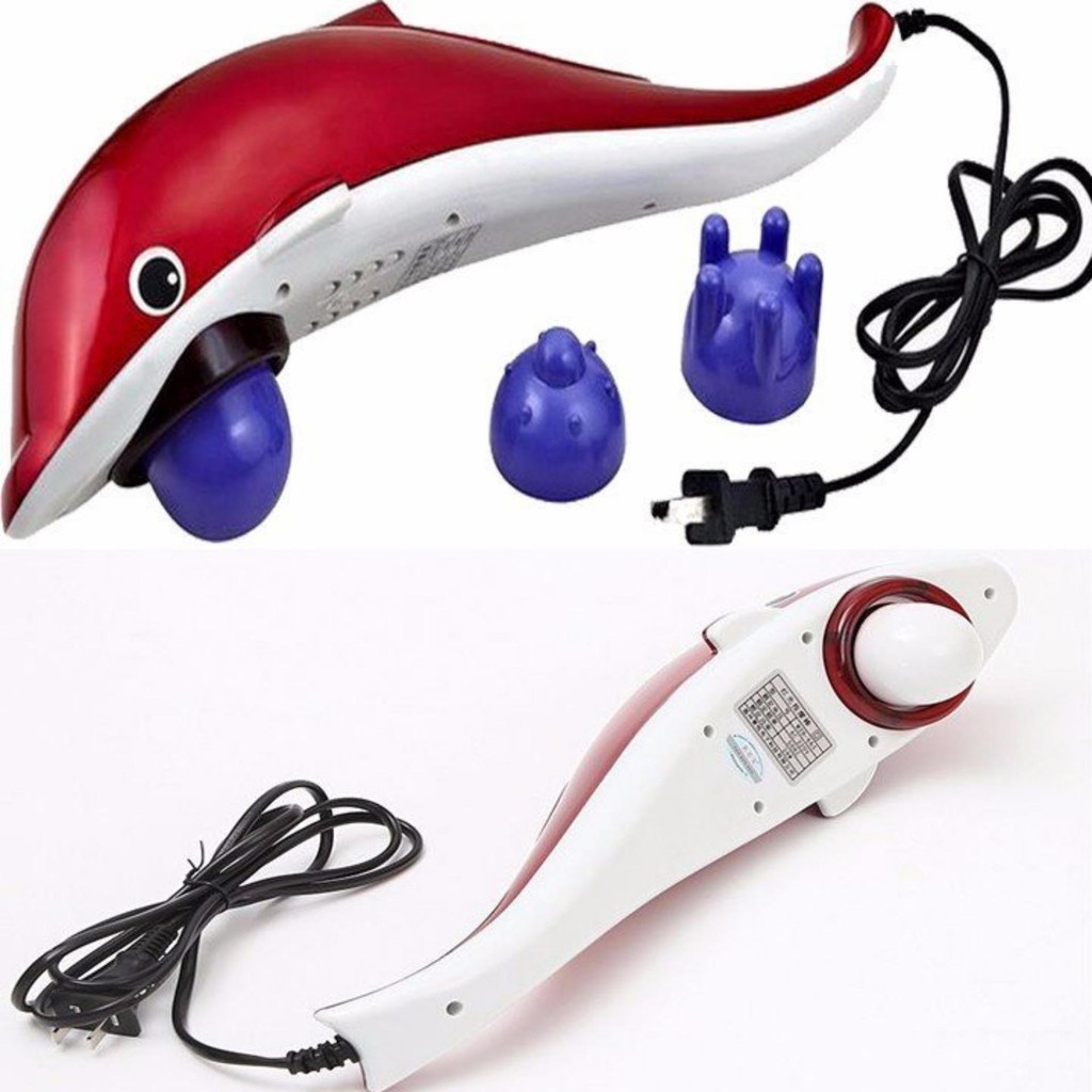 Máy đấm lưng cầm Tay Dolphin JB-4002A Massager 3 đầu chính hãng - Chuyên Gia Khuyên Dùng