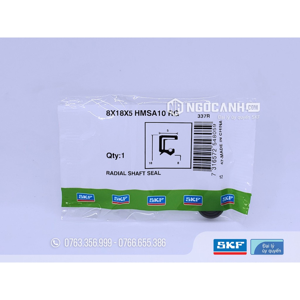 Phớt chặn dầu SKF dành cho trục 8mm