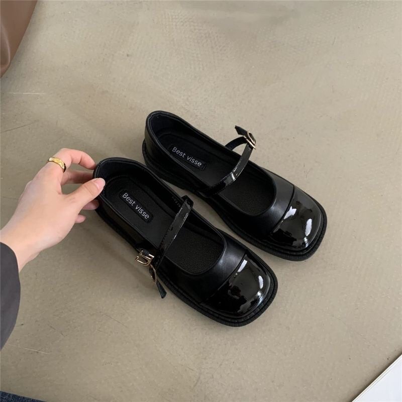 Giày bup bê lolita free ship chất da đẹp sịn hàng loại 1 trẻ trung ca tính mã 28