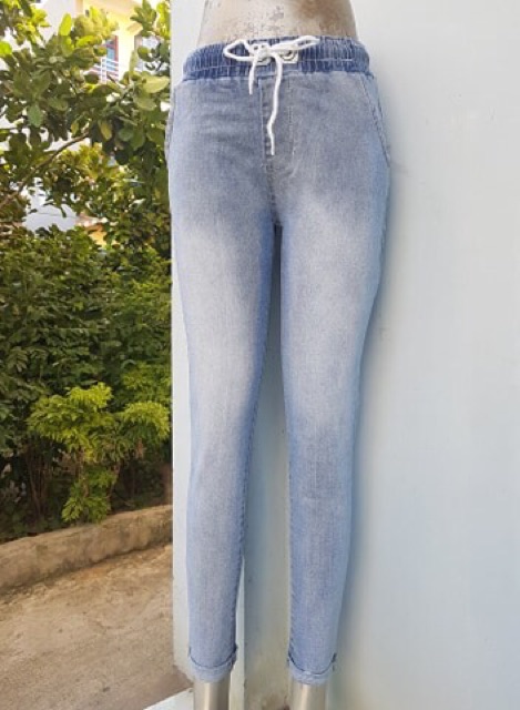 Quần jean nữ cạp chun | BigBuy360 - bigbuy360.vn